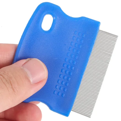 Miniatura 8 de KALLORY Peine de aseo para perros, peine para eliminar el pelo de mascotas, peine de masaje para eliminar mate, nudos y enredos (color al azar)