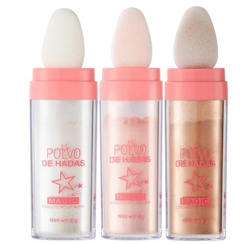 Miniatura 15 de 2 unidades de Polvo De Hadas Fairy Dust polvo resaltador - Polvo para contornear todo el cuerpo y clavícula perlado para cara y ojos, purpurina #01