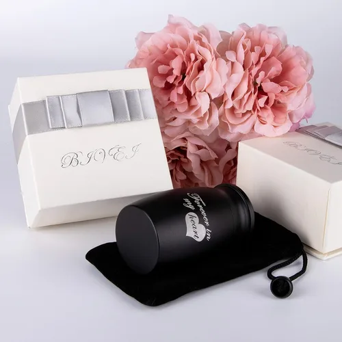 Miniatura 4 de Bivei Urnas pequeñas para cenizas humanas, urna personalizada de recuerdo con foto y texto para hombres y mujeres, mini urnas para adultos