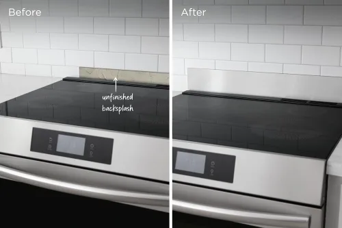 Miniatura 5 de Frigidaire 11NBBKGDDS Estufa Independiente con Control Frontal Guardapolvo Universal, Guardapolvo de Acero Inoxidable con Salpicadero Negro