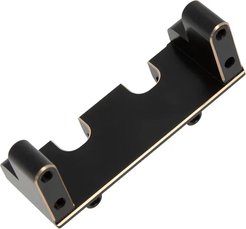 Miniatura 4 de MEUS RACING UTB18 Latón Laydown Servo Mount 1.41 oz/pc para Axial UTB18 Capra Trail Buggy #AXI212009 Piezas de actualización, negro
