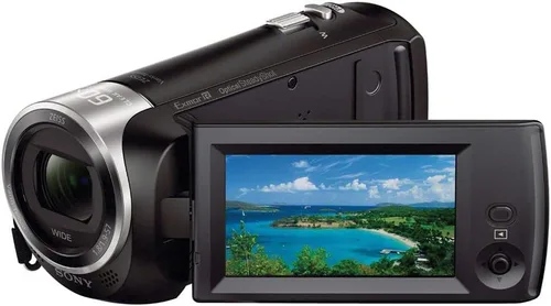 Miniatura 2 de Sony HDR-CX405 HD Handycam (HDRCX405/B) + monitor 4K + 2 tarjetas de memoria de 64 GB + bolsa + 3 baterías NP-BX1 + lector de tarjetas + luz LED +