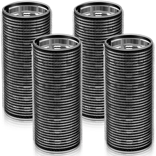 Miniatura 12 de WILLBOND 4 Piezas Rodillos para Cabello Largo para Flequillo Rizadores de Núcleo de Aluminio Rodillo Térmico de Autoagarre para Cabello Largo