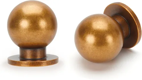 Miniatura 6 de Paquete de 10 pomos de gabinete cromados pulidos, pomos de bola de 1 pulgada (0.984 in) para muebles. Tiradores redondos sólidos para gabinetes