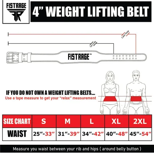 Miniatura 6 de FISTRAGE - Cinturón de cuero para levantamiento de pesas, correa de apoyo para la espalda, entrenamiento de fitness para entrenamientos duros