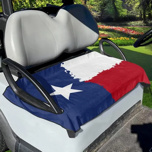 Miniatura 24 de AFPANQZ Toalla personalizada para cubierta de asiento de carrito de golf, añade tu texto, imagen, logotipo, nombre, protector de asiento de carrito