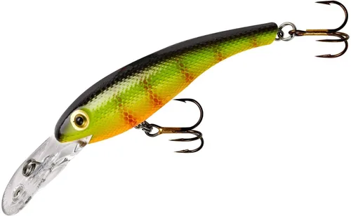 Miniatura 9 de Cotton Cordell Wally Diver Walleye Crankbait Señuelo de pesca Gancho Chartreuse