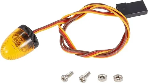 Miniatura 2 de Luz LED circular ultra brillante de policía, lámpara estroboscópica de flash giratorio, 5 modos para 1/8 1/10 1/14 RC coche extinción de incendios