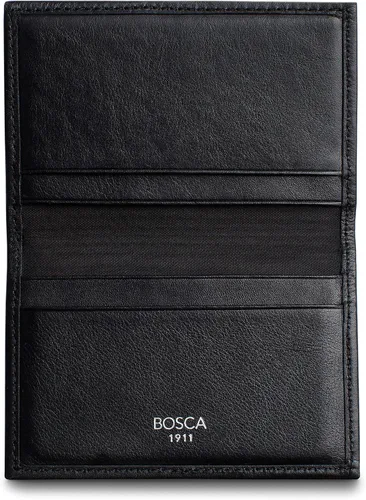 Miniatura 4 de Bosca Estuche para tarjetas de llamadas para hombre, Negro