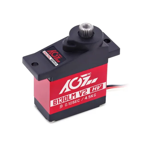 Miniatura 9 de AGFRC Servomotor de dirección RC Sub-Micro - Caja de metal mejorada con engranaje de titanio 0.072 seg de alta velocidad HV Mini servo para coche RC