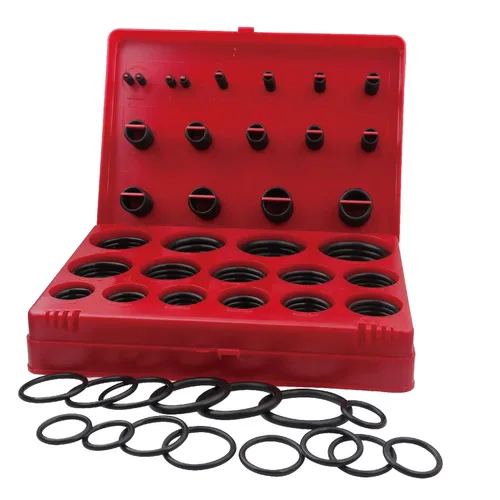 Tuhaoge Juego de juntas tóricas AS568 Serie estándar 382Pcs Anillos o hidráulicos 30 Tamaño O Anillo Surtido