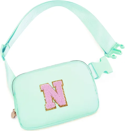 Miniatura 87 de Bolsa de cinturón para niñas y mujeres, bolsas cruzadas, riñonera, riñonera personalizada, Negro, Small