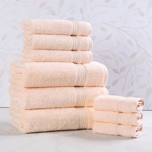Miniatura 32 de Superior - Juego de 8 toallas de mano de algodón egipcio, toallas básicas de secado rápido, toallas pequeñas absorbentes, faciales, spa, cocina