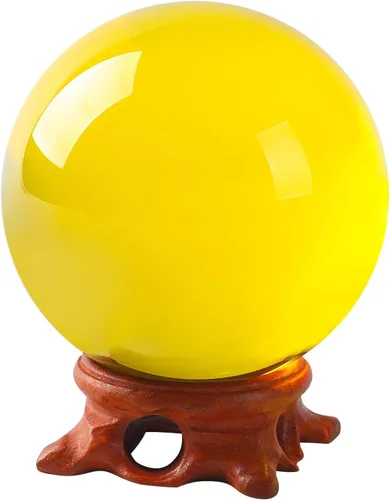 Miniatura 9 de Bola de Cristal Púrpura de 60mm con Soporte de Madera y Caja de Regalo para Magia, Lente de Fotografía, Decoración Familiar, Adivinación, Feng Shui