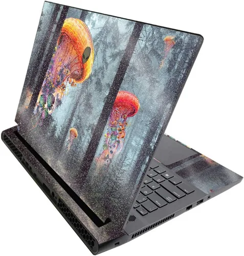 Miniatura 688 de MightySkins - Skin brillante con purpurina para Alienware M17 R3 (2020) y M17 R4 (2021) - Diversión de los años 90 Acabado duradero con purpurina