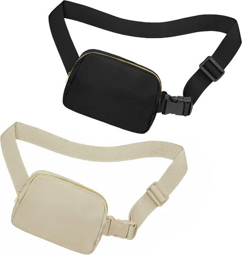 Miniatura 173 de Riñonera cruzada para mujeres y hombres, bolsa para cinturón para senderismo con correa ajustable, riñonera para correr, entrenamiento, deportes
