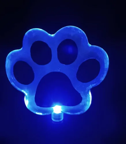 Miniatura 3 de Starry Illuminate - Juego de 2 luces solares de estaca para jardín, estilo cambiante de color (pata de perro)