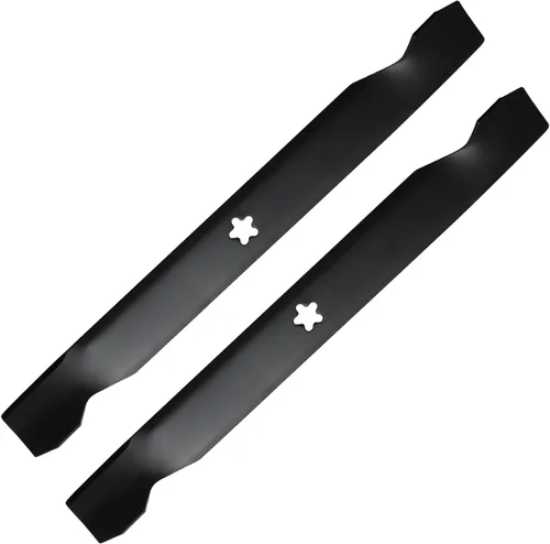 Paquete de 2 cuchillas de repuesto para cortacésped Craftsman Husqvarna Poulan 127843 138498 138971 532127843 532138498 532138971, compatible con