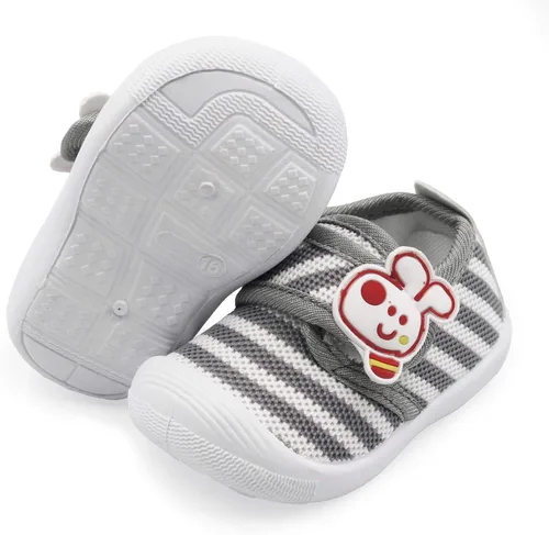 WILLFUN Zapatos chirriantes para bebés, niños y niñas, tenis para primeros caminos, suela suave, para niños pequeños de 0 a 3 años