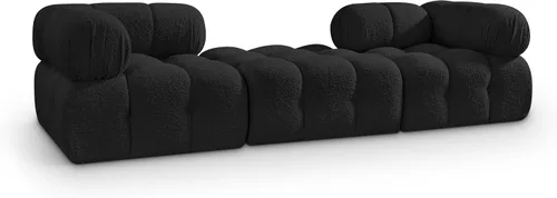 Miniatura 24 de Meridian Furniture 611Cream-S68A Colección Ames Moderno Sofá modular contemporáneo con tela de boucle color crema, modular para crear