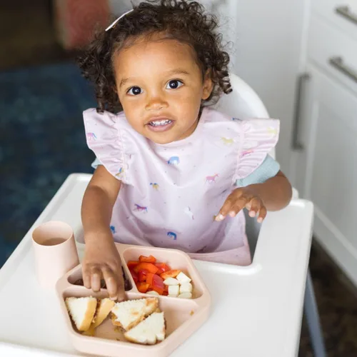Miniatura 3 de Tiny Twinkle Babero a Prueba de Manchas para Niñas Babero Impermeable para Niños Pequeños para Comer Delantal para Bebé para Alimentación