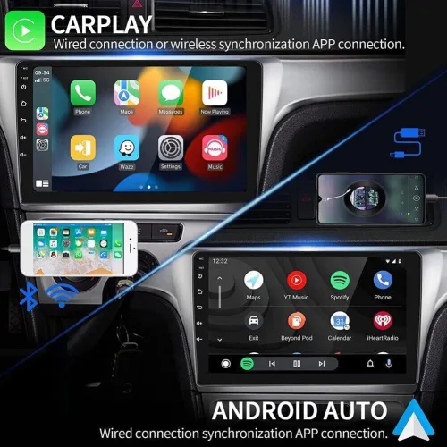 Miniatura 3 de Android 13.0 Doble DIN estéreo para coche para Ford Fusion 2013-2016 9 pulgadas HD pantalla táctil audio multimedia receptor con Carplay Android