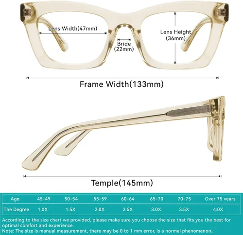 Miniatura 2 de Lentes de lectura para mujer, con bloqueo de luz azul, marco de mariposa, para lectores de computadora, anti UV, Salomé FT0184