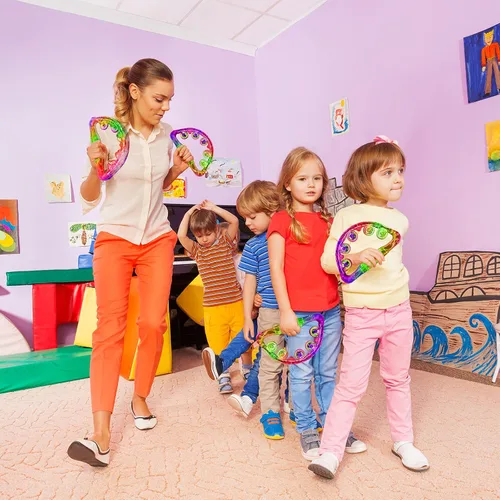 Miniatura 5 de Panderetas iluminadas para adultos, juguetes sensoriales para niños con autismo, regalos musicales y juguetes de karaoke para niños con necesidades