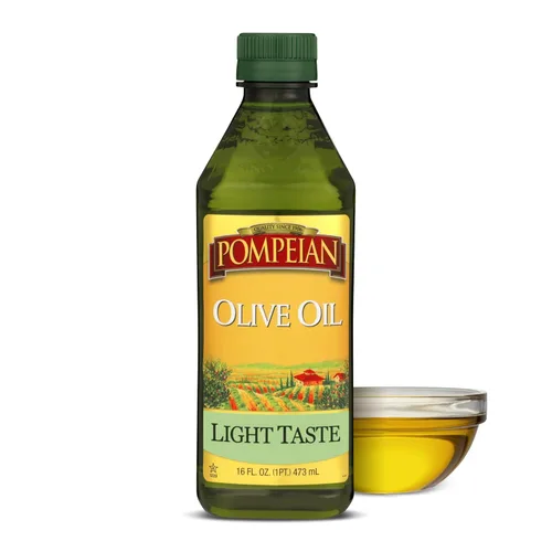 Miniatura 11 de Pompeian - Aceite de Oliva de Sabor Ligero, Ideal para Cocinar a Alta Temperatura, Hornear y Saltear, Alto Punto de Humo, 32 Onzas Líquidas