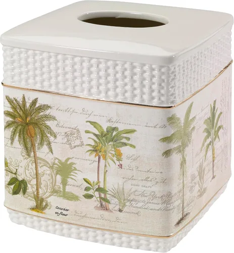 Miniatura 3 de Avanti Linens - Dispensador de jabón/bomba de loción, artículos esenciales para el baño de invitados, accesorios de baño inspirados en el tropical