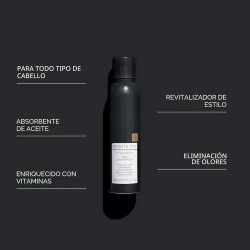 Miniatura 4 de Kristin Ess Champú en Spray Seco para Cabello Graso - Absorbe el Aceite, Añade Volumen con Mínimo Residuo, Extiende el Estilo + Refresca