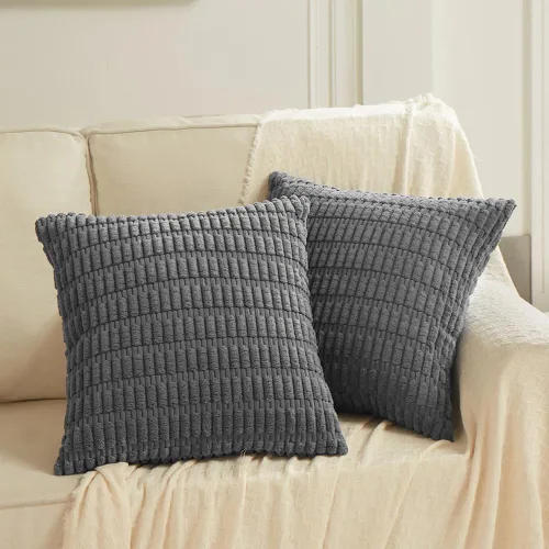 Miniatura 62 de Fancy Homi - Paquete de 2 fundas de almohada decorativas estilo bohemio de 16 x 16 pulgadas para sala de estar, sofá, cama, funda de cojín cuadrada
