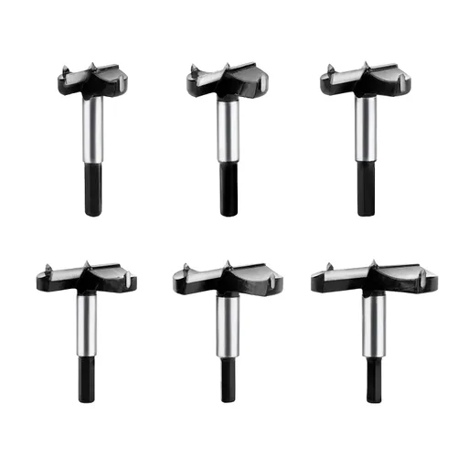 Miniatura 10 de Broca Forstner de 1-1/2 pulgadas, sierra de agujero de madera con punta de carburo de tungsteno para madera dura, madera contrachapada de plástico