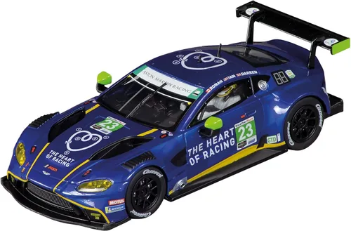 Carrera 27676 Aston Martin Vantage GT3 Heart of Racing No.23 Escala 1:32 Ranura analógica Coche Carreras Vehículo Evolución Slot Car Race Pistas