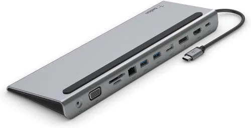 Miniatura 4 de Belkin USB C Hub, 8-in-1 Multi-Port Hub 100W - Dual Display Support for Windows & Chromebook + Mirrored Support for macOS w/Monitor Privacy