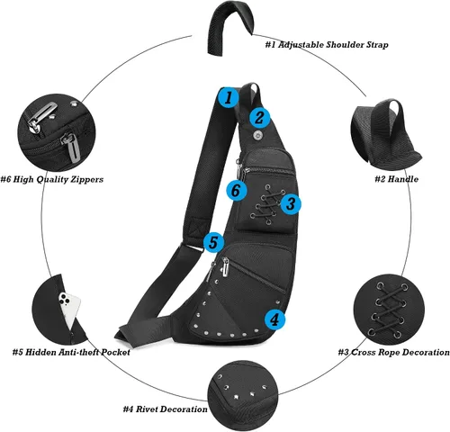 Miniatura 3 de Nicgid Sling Bag - Mochila bandolera para hombre