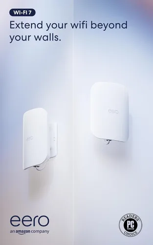 Miniatura 8 de Router wifi de malla Amazon eero Outdoor 7 con un mes gratis de eero Plus (con renovación automática), resistente a la intemperie