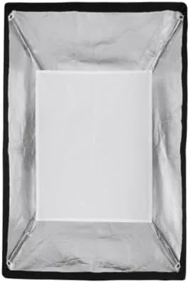 Miniatura 2 de Buff Caja de luz plegable rectangular de 24" x 36" con Speedring para Paul C. Buff Balcar Mount Flash Heads Caja de luz plegable de 23.6 x 35.4 in