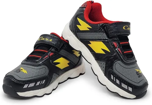 Miniatura 2 de Disney Cars Boy's Lighted Athletic Sneaker Lightning McQueen Light Up Shoes Children WAdjustable Strap