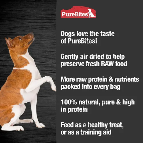 Miniatura 4 de PureBites Golosinas de pollo para perros, 1 ingrediente, fabricadas en Canadá, 21.1 onzas