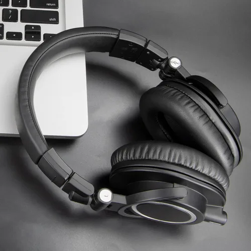 Miniatura 7 de SOULWIT Almohadillas de repuesto para auriculares de monitor Audio Technica ATH M50X M50XBT M50RD M40X M30X M20X MSR7 SX1, almohadillas con piel