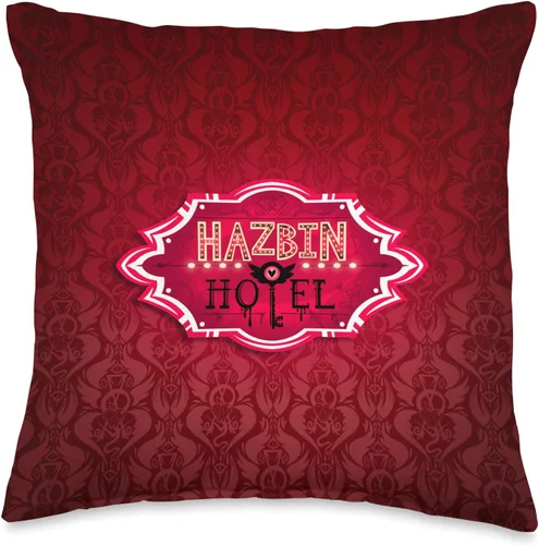 Hazbin Hotel - Almohada con logo