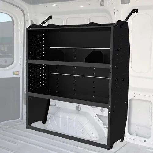 Miniatura 10 de MELIPRON Estantes para furgonetas compatibles con Ford Transit, RAM ProMaster, Chevy Express, Nissan NV, Sprinter, sistema de almacenamiento