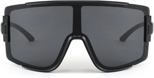 Miniatura 8 de FEISEDY Gafas de sol para hombres y mujeres, gafas de béisbol deportivas de los años 80 para jóvenes, adolescentes, correr, softbol, B4057 Espejo