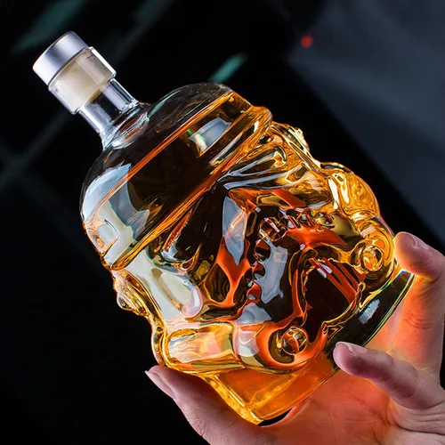 Miniatura 4 de Decantador de whisky, botella de licor y tapón, para esposo o hombre, papá, cumpleaños, día del padre, jarra de whisky para vino, licor, escocés, 1