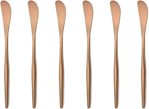 Miniatura 8 de JASHII Tenedores de frutas para aperitivos, tenedores de postre, tenedores de ensalada, hermosos tenedores de acero inoxidable para fiestas, Tenedor