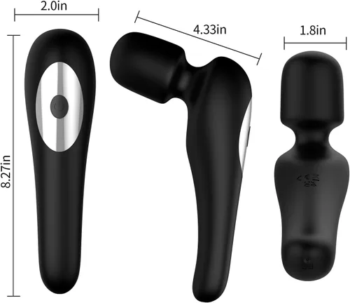 Miniatura 3 de Potente masajeador eléctrico de mano para mujeres, barra de masaje de espalda, bola de masaje portátil de silicona para mujeres, herramienta
