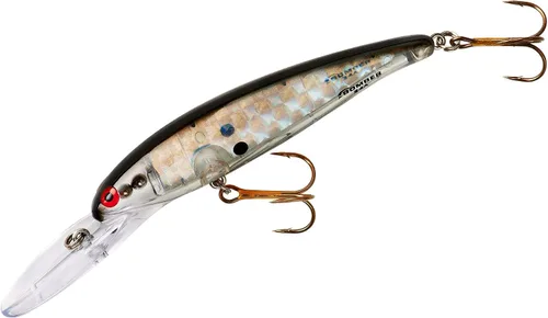 Miniatura 56 de Bomber Señuelos Long A Slender Minnow Jerbait Señuelo de Pesca a rayas (Baby Striper)