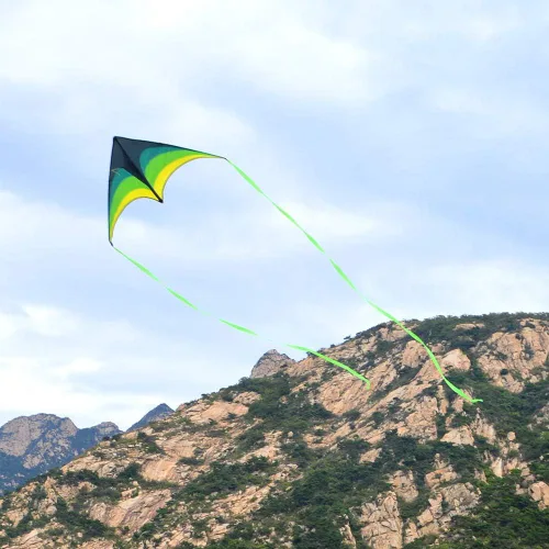 Miniatura 5 de Mint's Colorful Life - Cometa Delta para niños y adultos, cometa extremadamente fácil de volar, las mejores cometas para principiantes