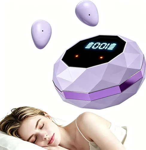 Miniatura 9 de Auriculares para dormir de lado, mini Bluetooth inalámbrico invisible 5.4, auriculares para dormir con pantalla LED, auriculares pequeños